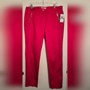 Michal Kors NWT red size 12 womens pants